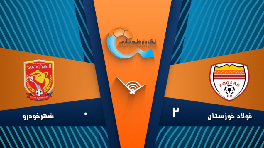 خلاصه بازی فولاد 2  شهرخودرو 0...