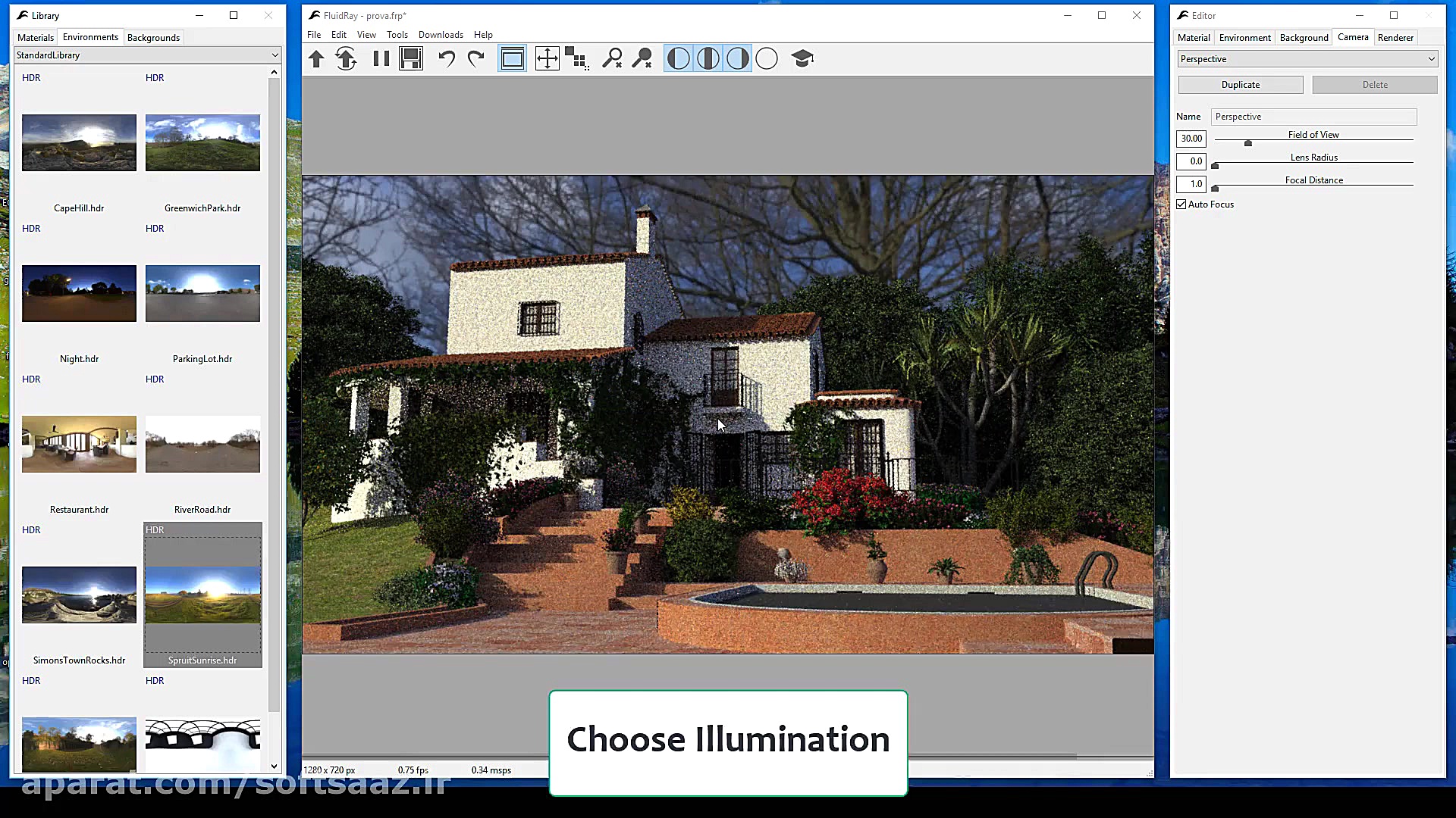 معرفی نرم افزار FluidRay