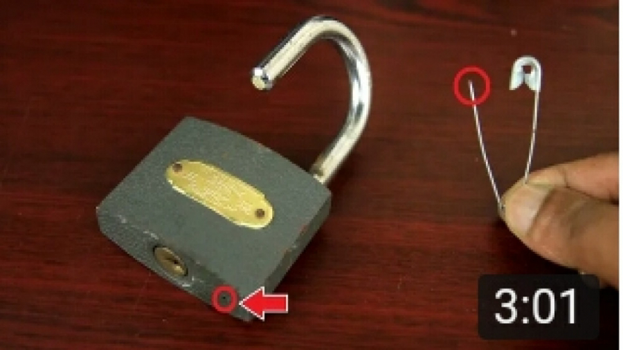 دو راه باز کردن قفل ببین پشمات...