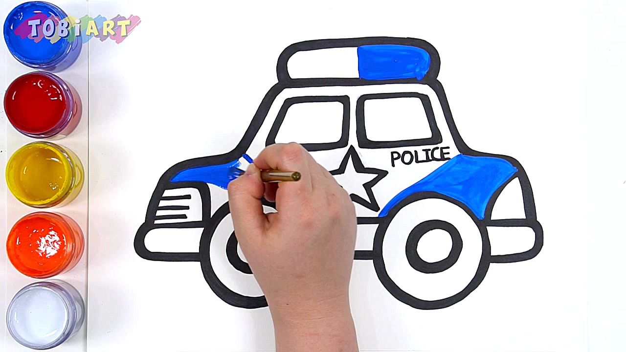 آموزش نقاشی به کودکان  ماشین پ...