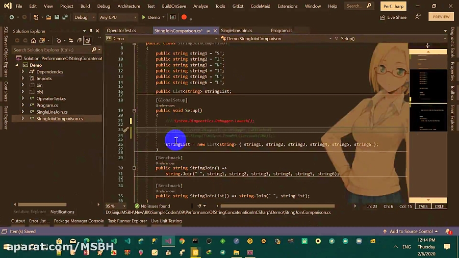 Performance Of String Concatenation In C# and .NET Core