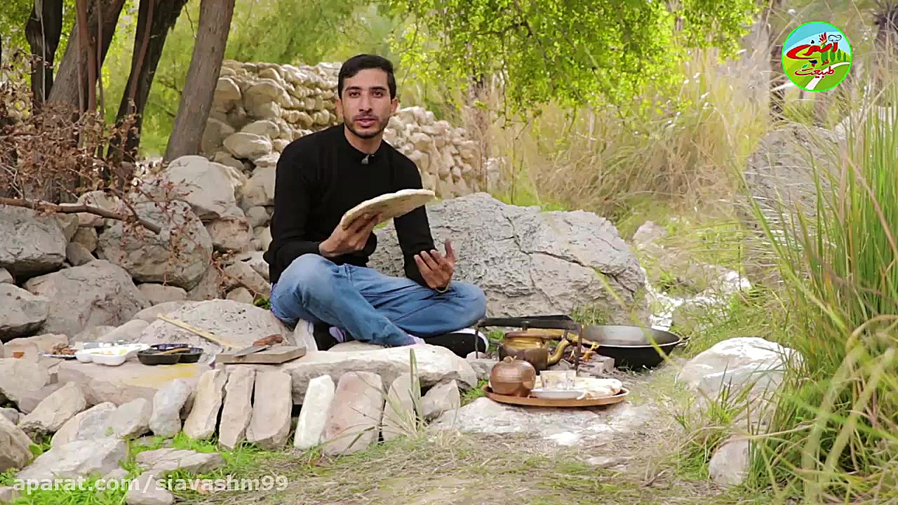 آشپزی در طبیعت.کشک و بادمجان ت...