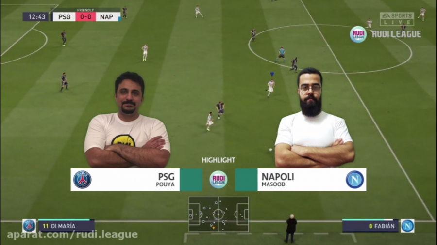 خلاصه بازی پی اس جی  ناپولی (ش...