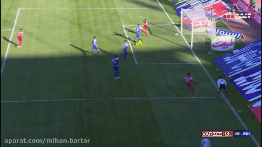گل اول پرسپولیس به استقلال توس...
