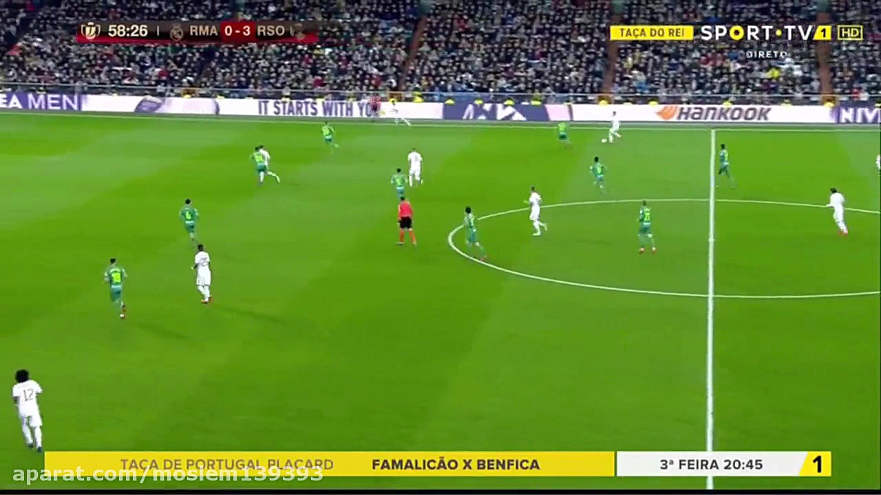 گل اول رئال مادرید مقابل رئال...