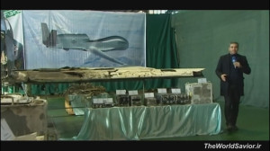 رونمایی از تجهیزات و لاشه پهپا...