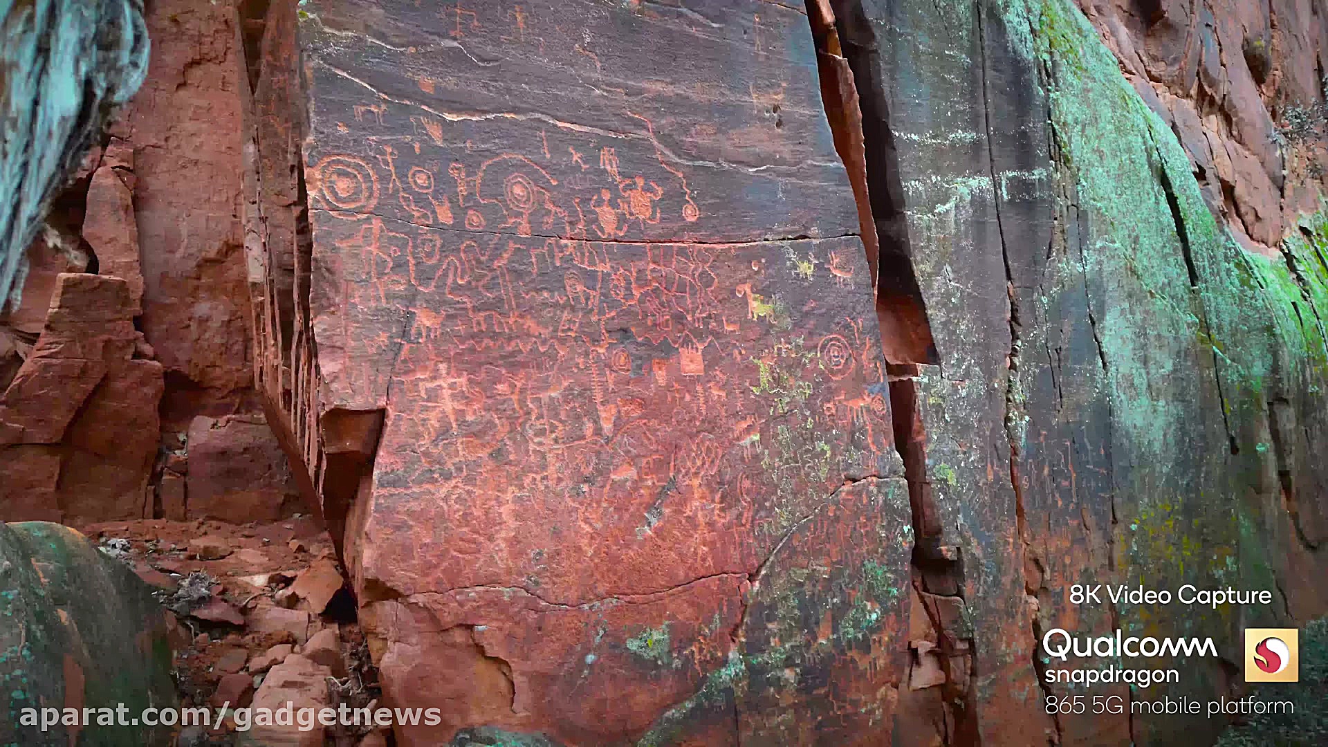 ویدیوی 8K گوشی دارای اسنپدراگو...