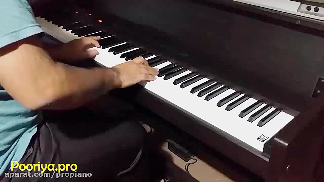 پیانو قطعه دیوانه رضا بهرام