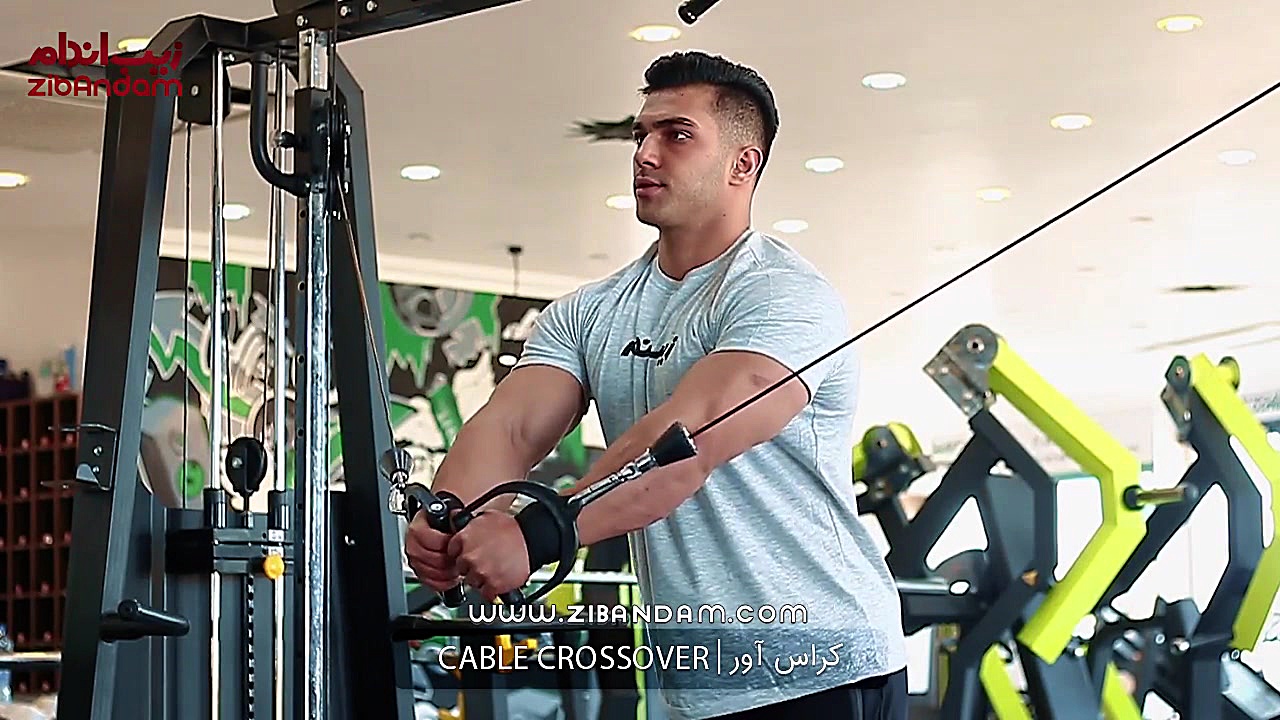 حرکات تمرینی بدنسازی  کراس آور