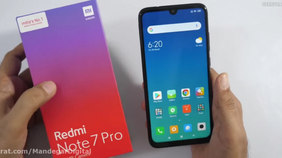 جعبه گشایی کامل گوشی شیائومی ر...