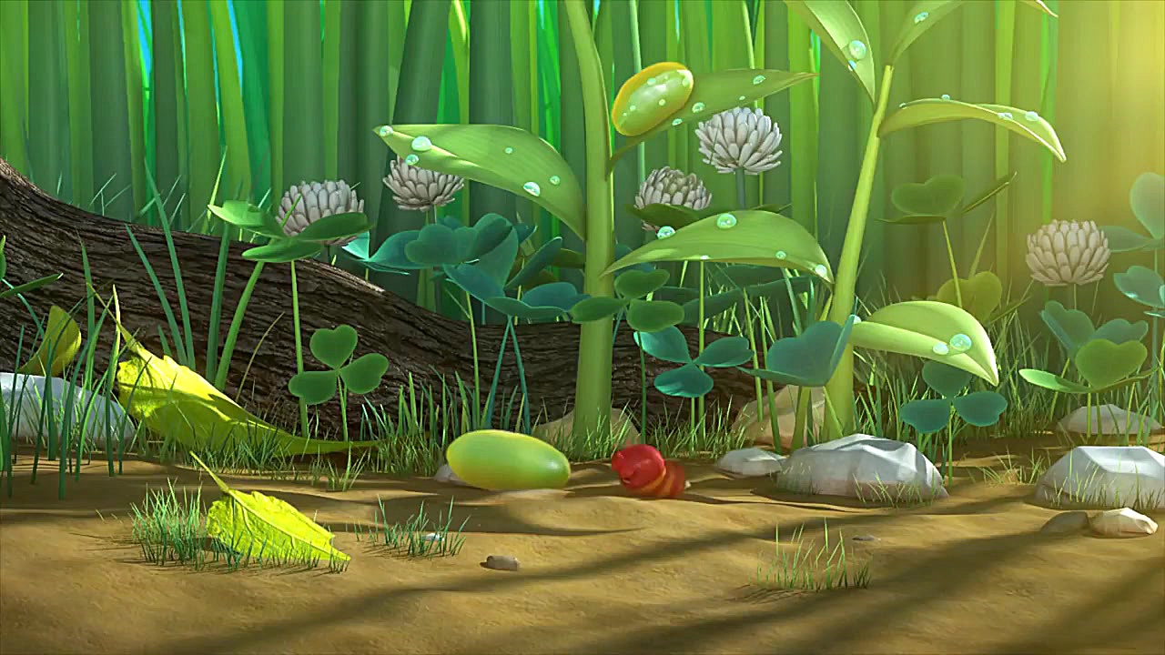 كارتون جذاب لاروا