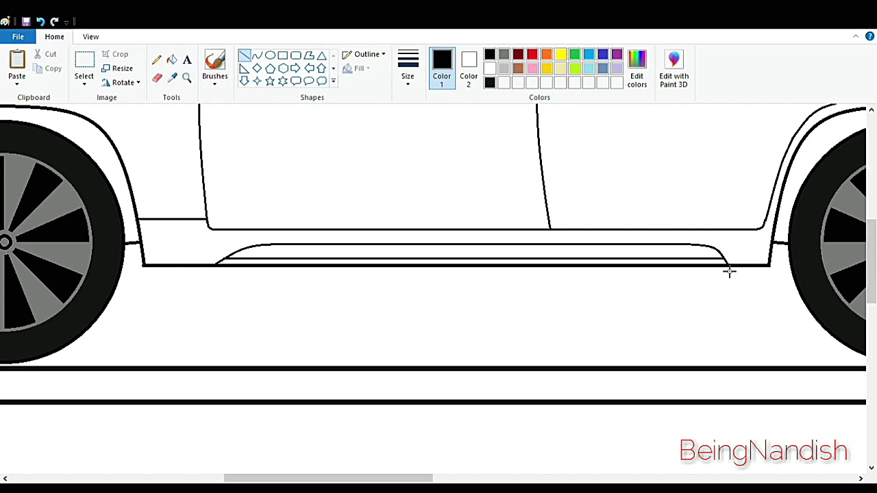 چگونه با پینت ویندوز نقاشی لکس...