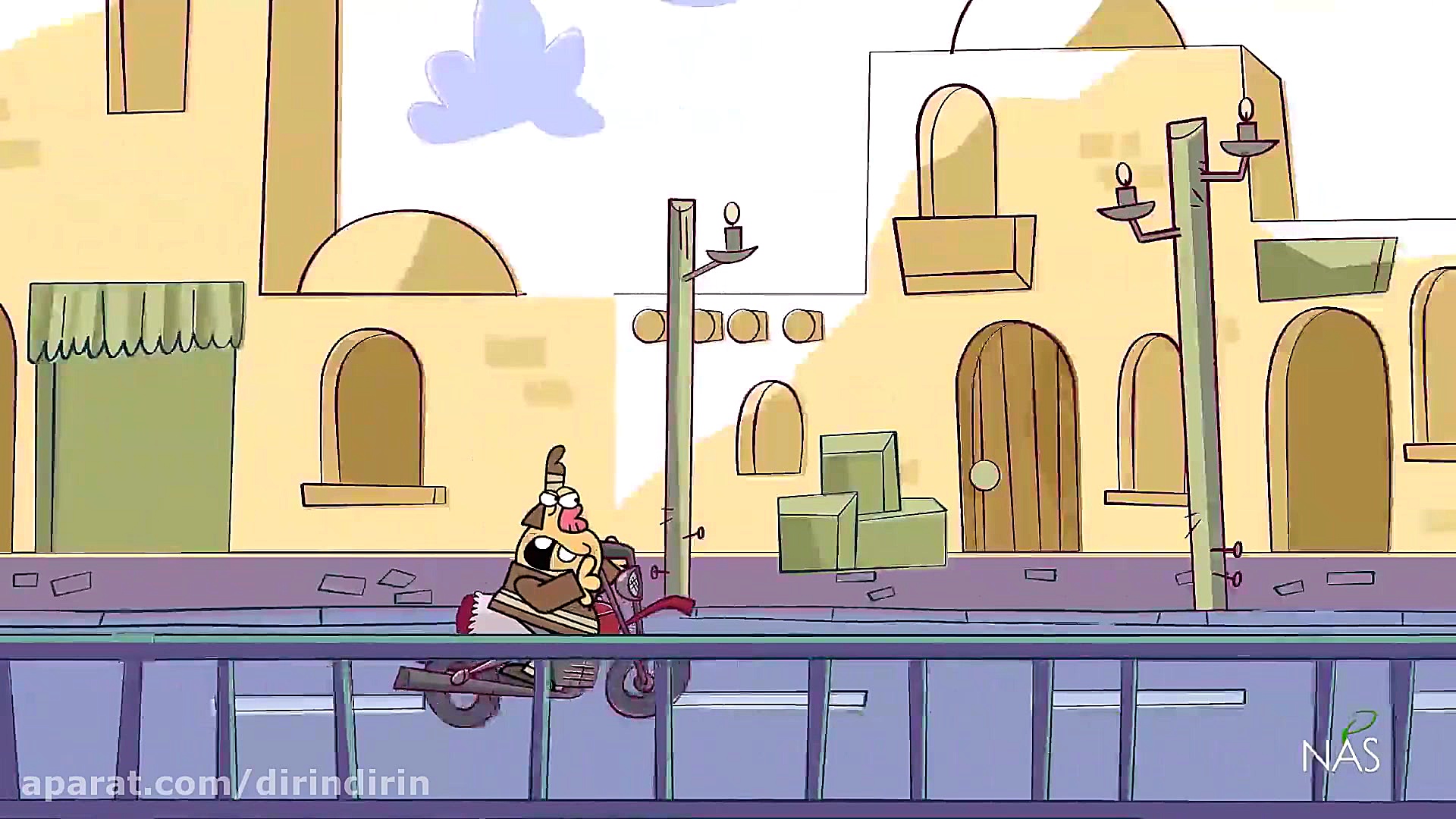 دیرین دیرین  موتورسواری