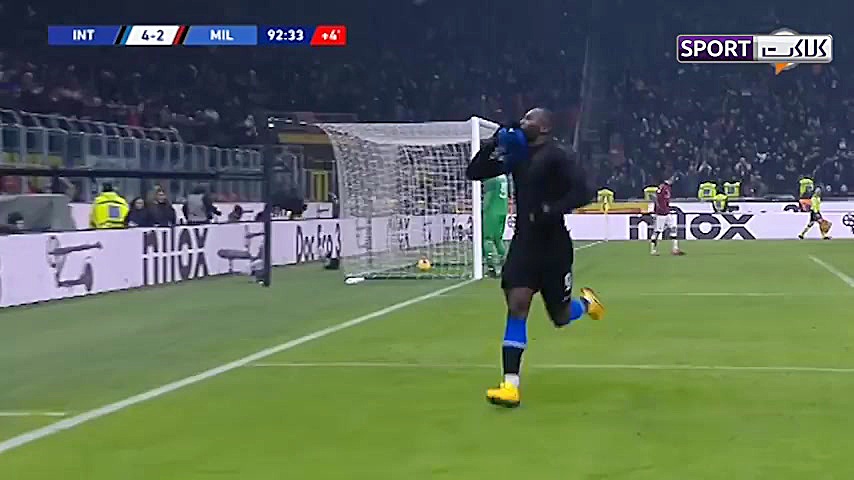 خلاصه بازی اینترمیلان 4 2 آث م...