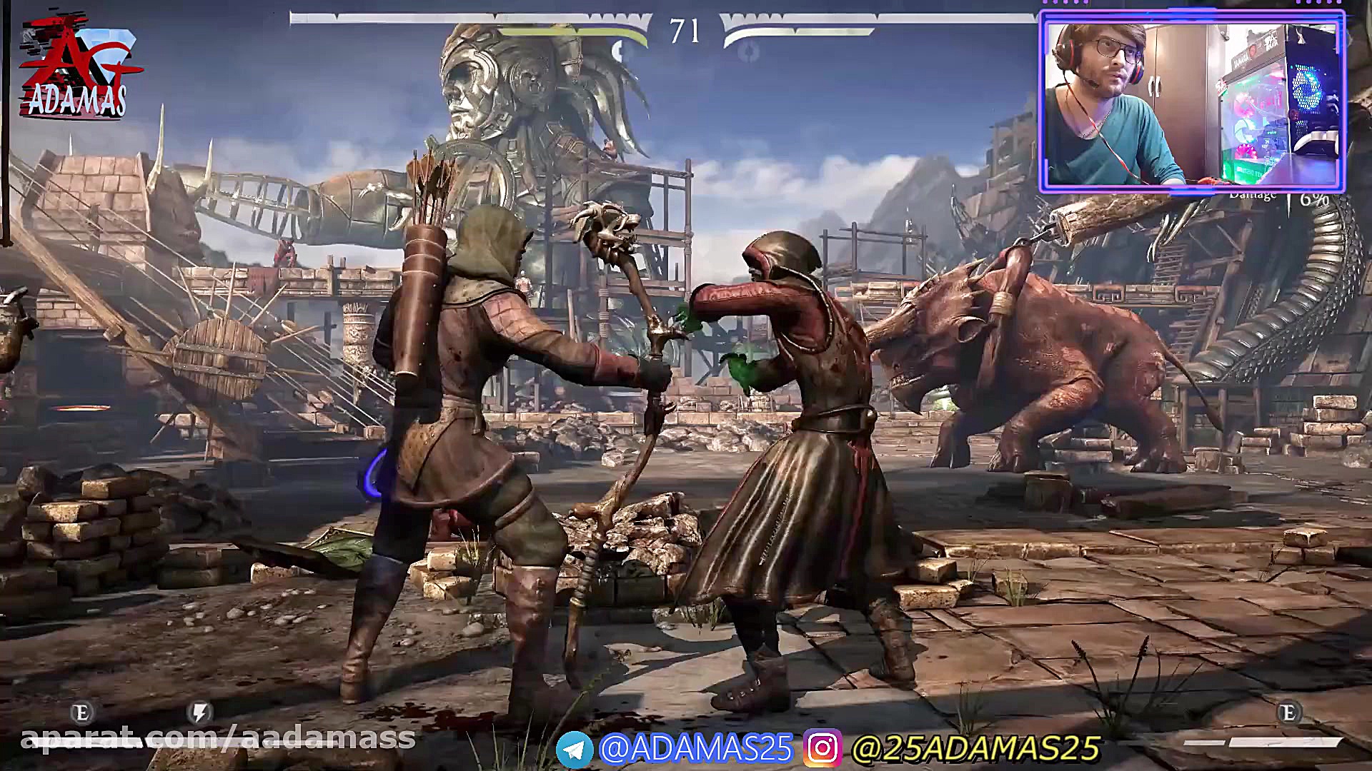 گیم پلی خشن از بازی مورتال کمب...