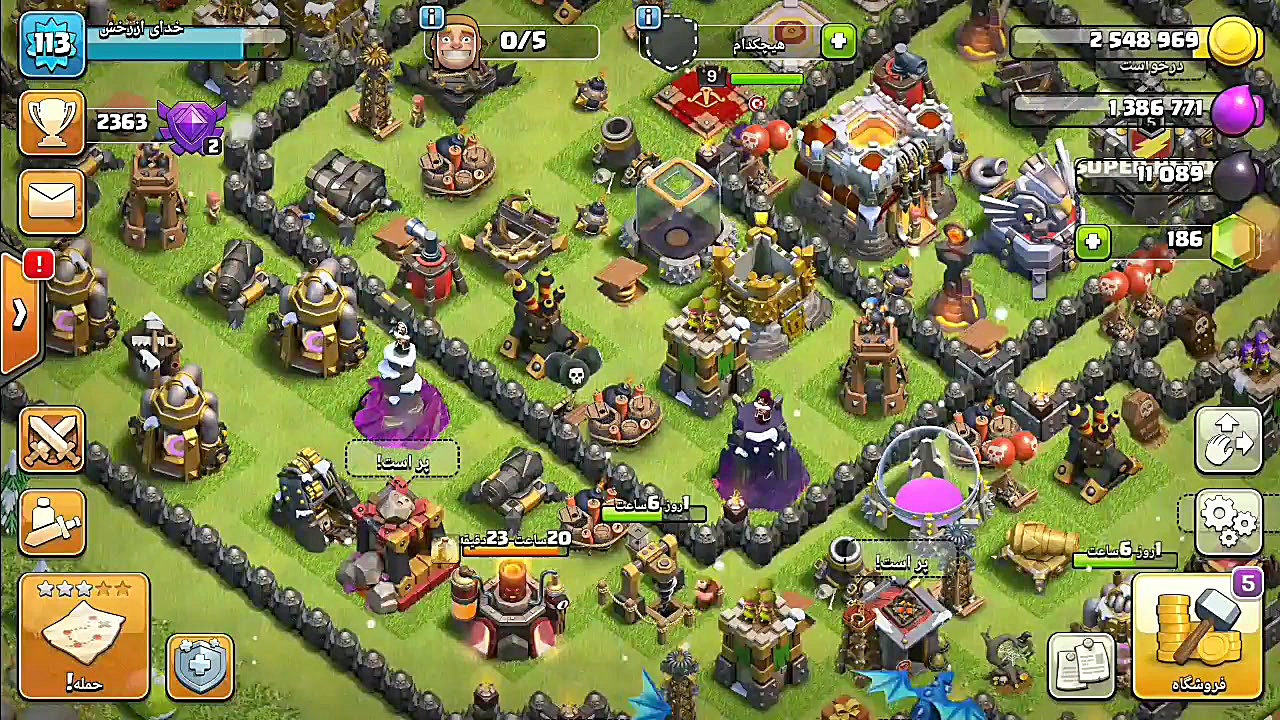 اکانت بازی کلش اف کلنز من