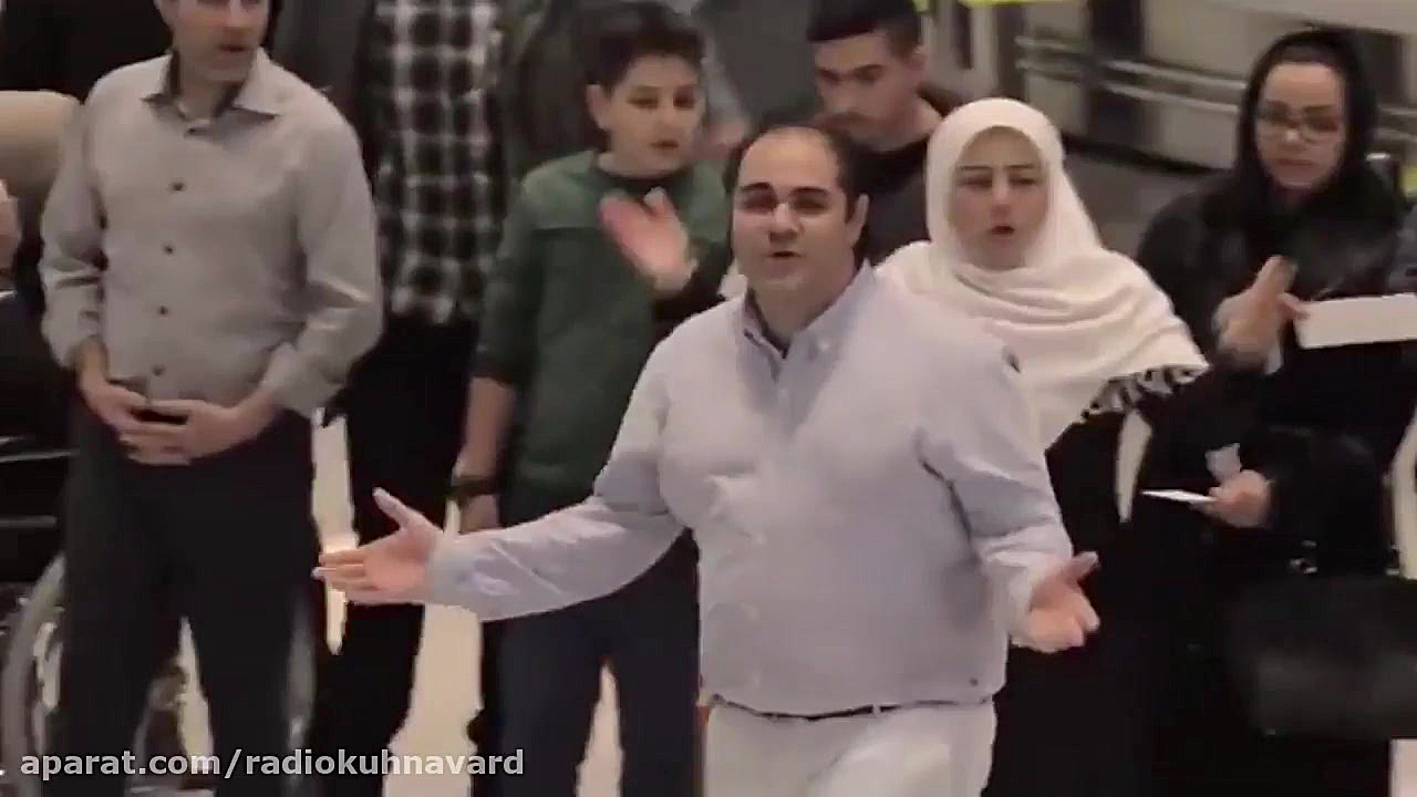 اجرای موسیقی در فرودگاه مهرآبا...