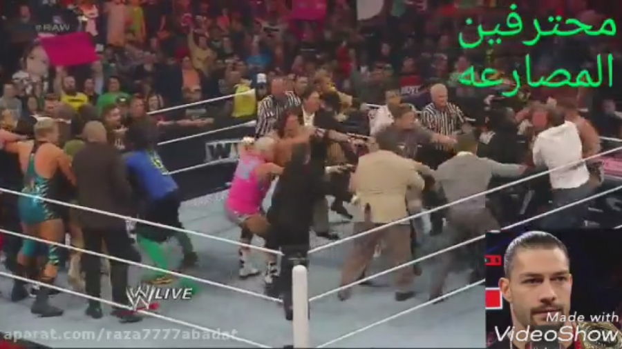 سیلی جان سینا به بروک لسنروهرج...