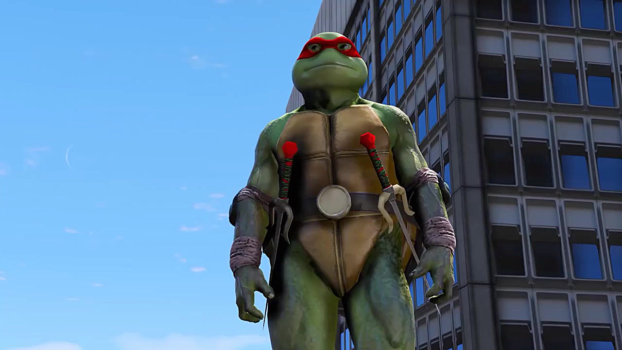 نبرد لاک پشت های نینجا با یکدی...