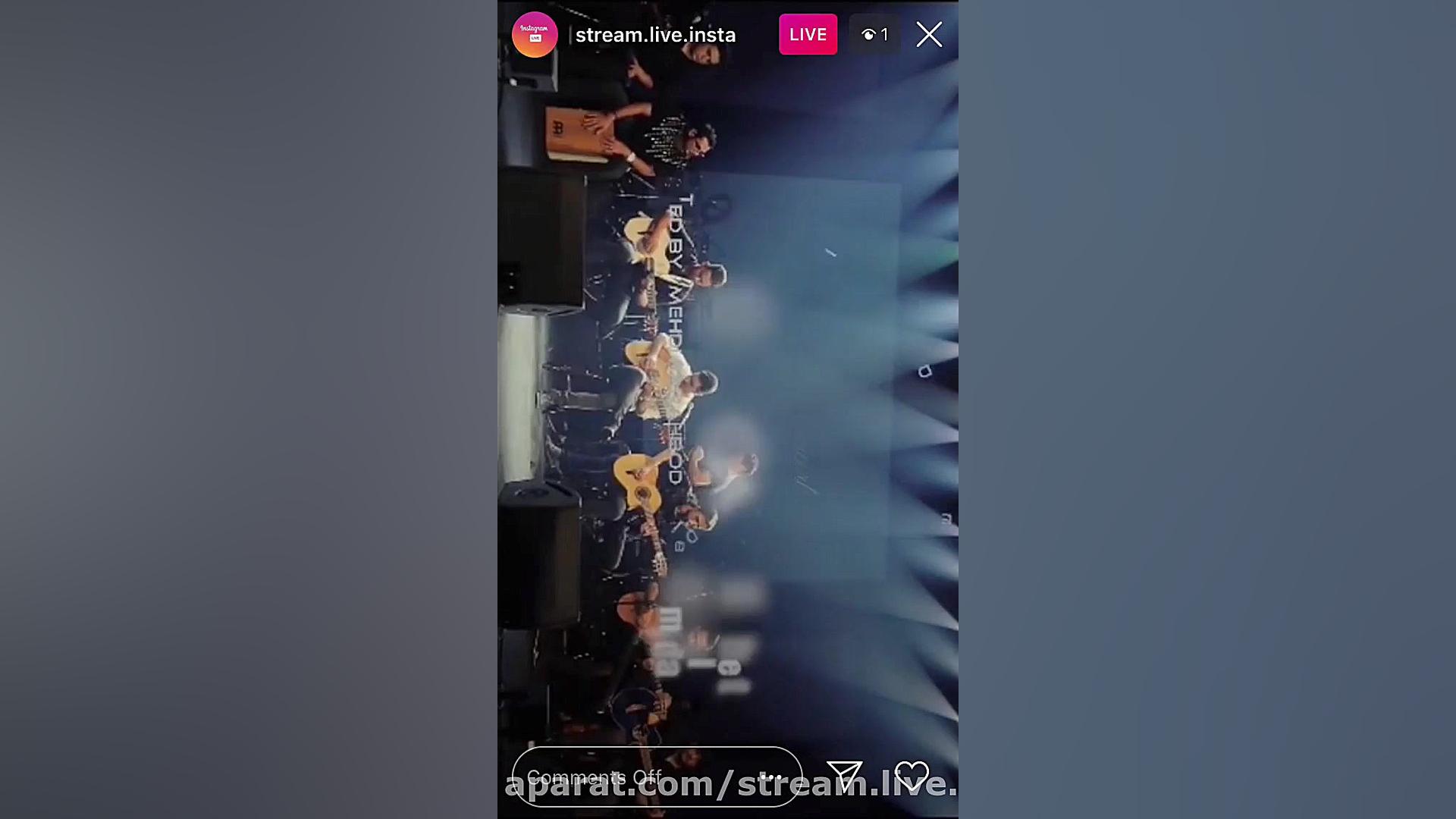 پخش زنده گلیپ محسن یگانه از طر...