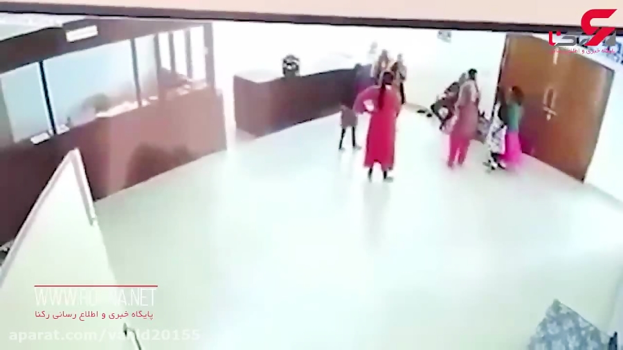 لحظه مرگ دختر دانش آموز در مقا...