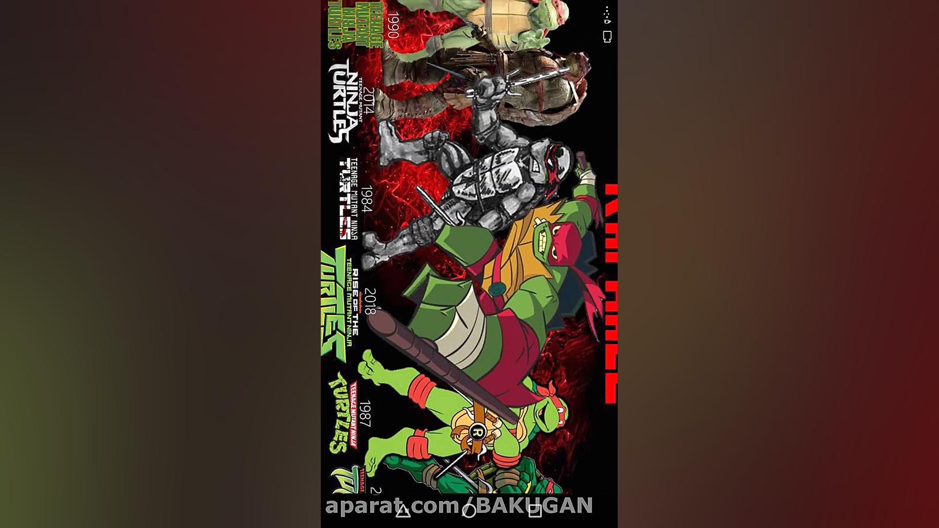 همه ی رافائل های لاک پشت های ن...