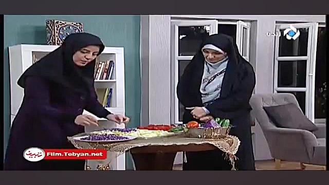 تزیین سالاد کاهو به صورت بسیار...