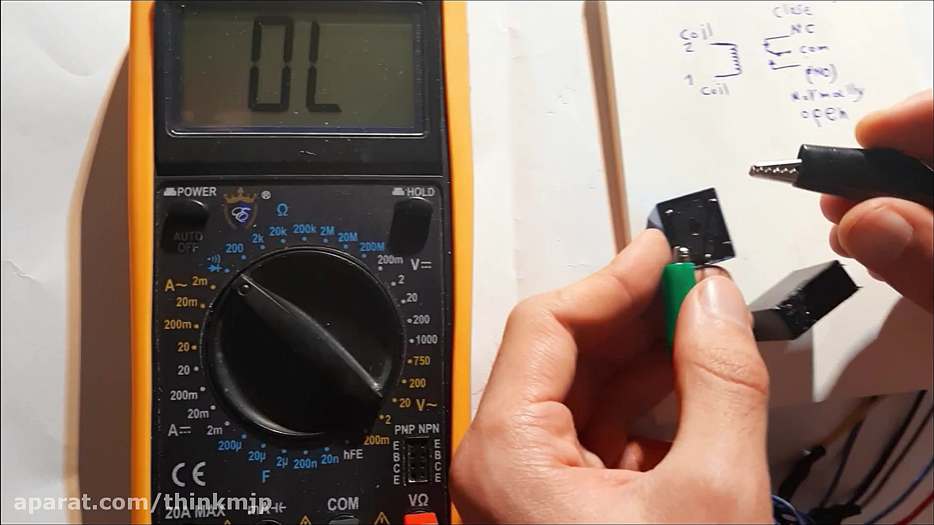 آموزش تست رله قسمت 10