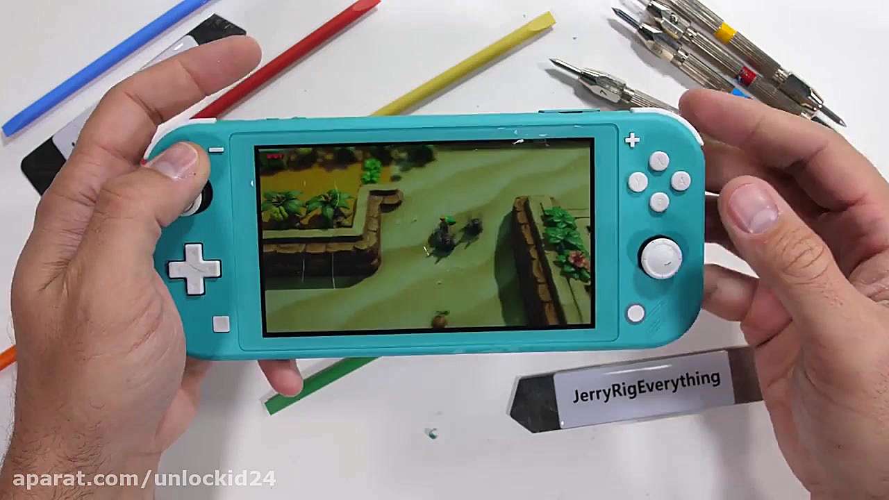 تست مقاومت نیتندو سوییچ لایت