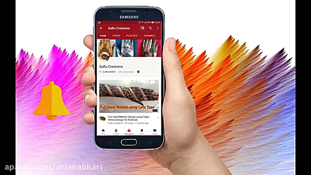 روش حنا زدن روی دست عروس