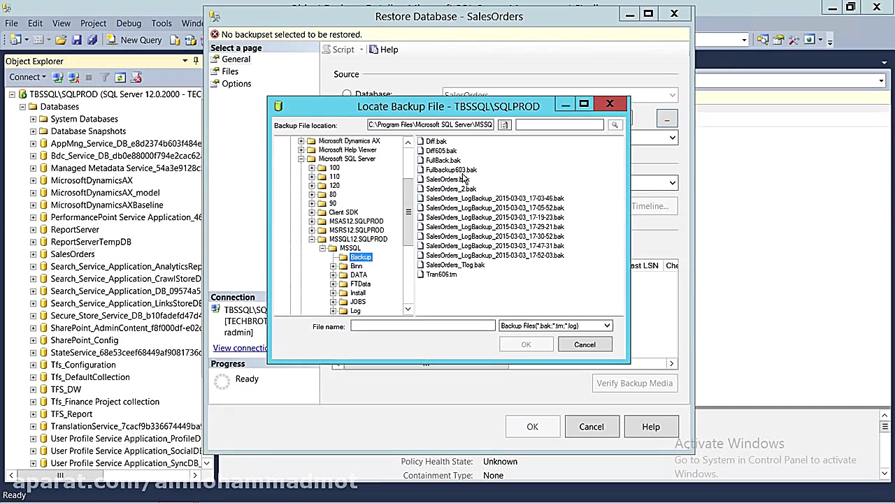 How to Restore a Database to S...