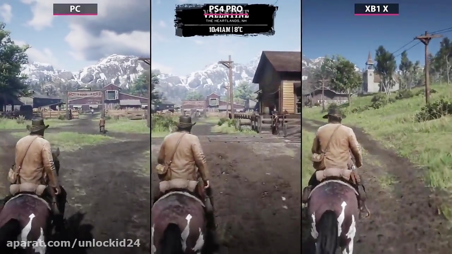 مقایسه گرافیکی PS pro.xbox one...