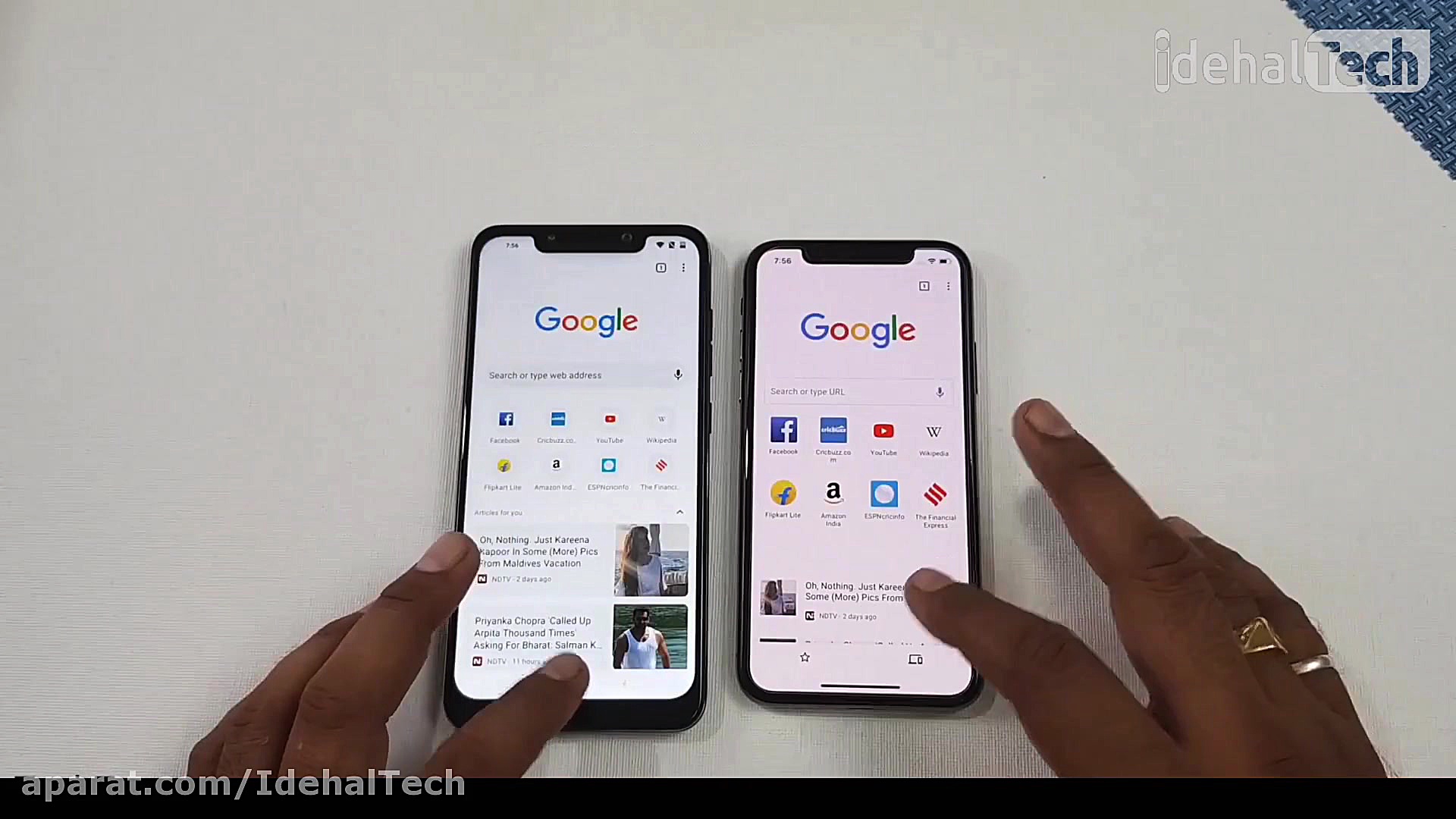 تست سرعت و رم آیفون ایکس و گوش...