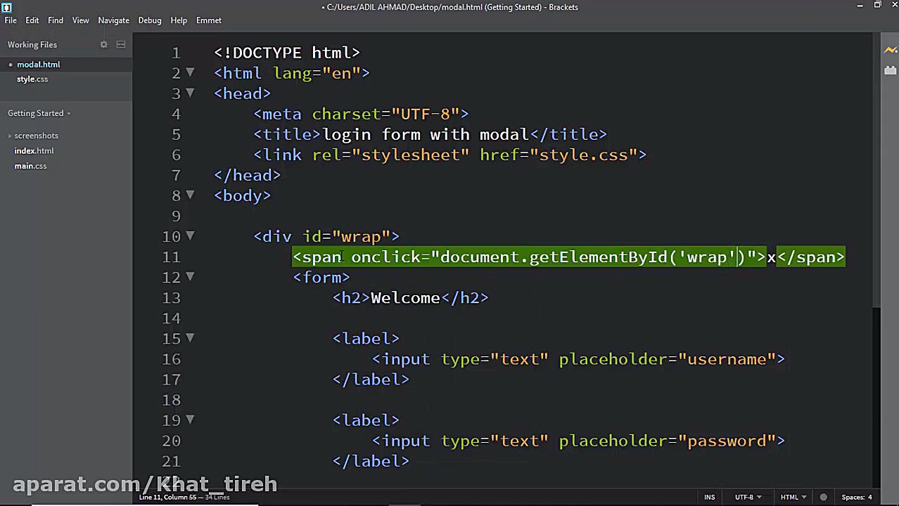 طراحی های خلاقانه HTML CSS قسم...