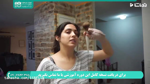 رنگ آمیزی دیوار طرح آجری با رز...