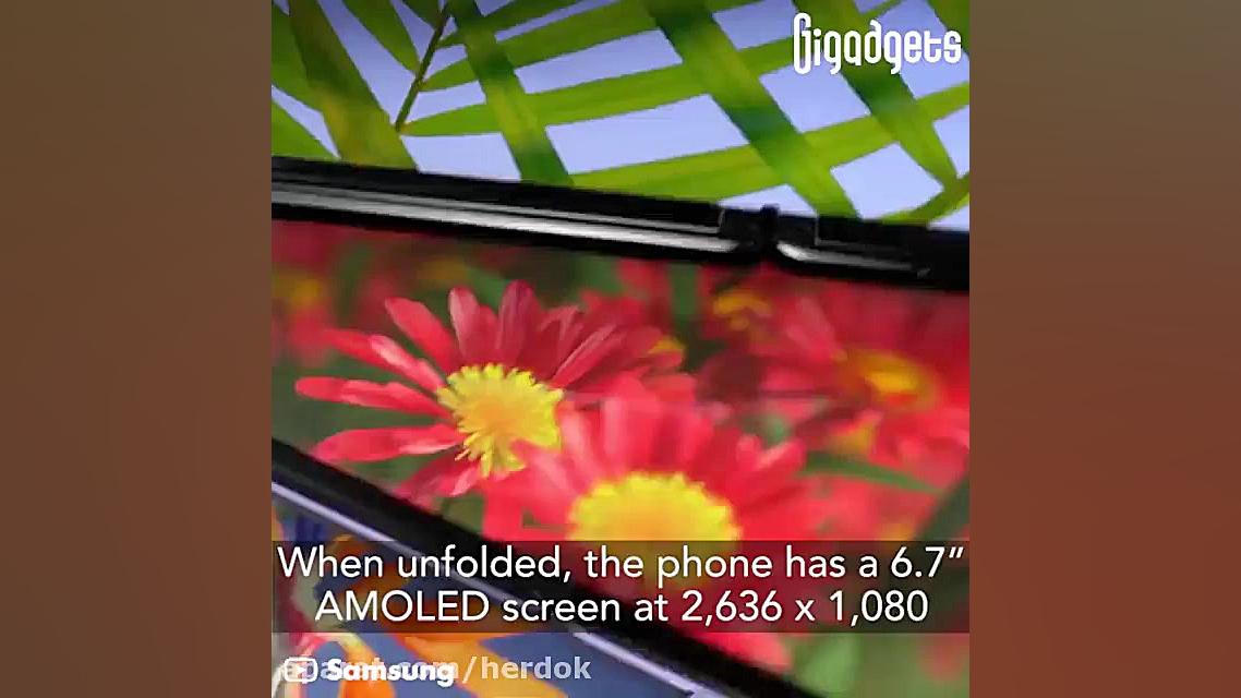 سامسونگ و رونمایی از گوشی تاشو...