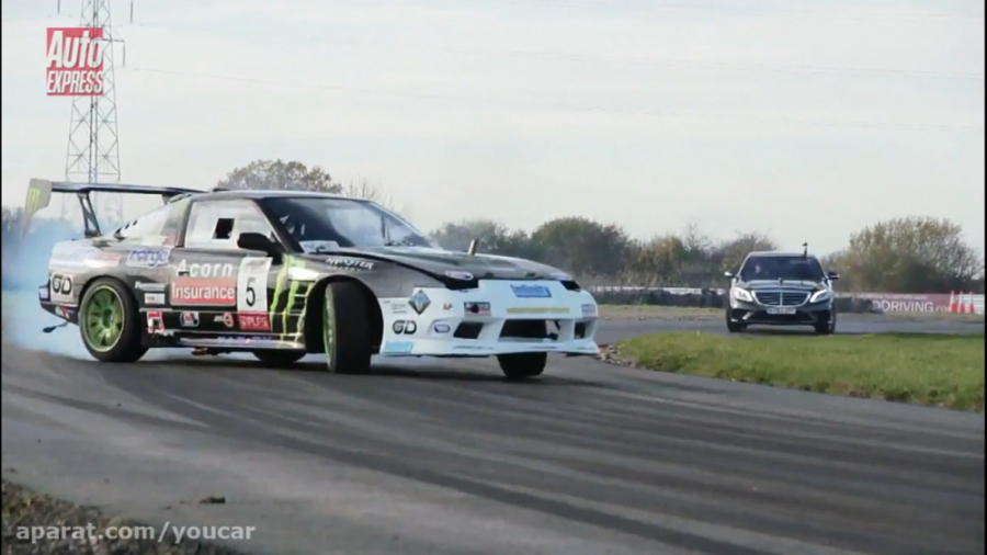 مرسدس بنز اس کلاس در برابر خود...