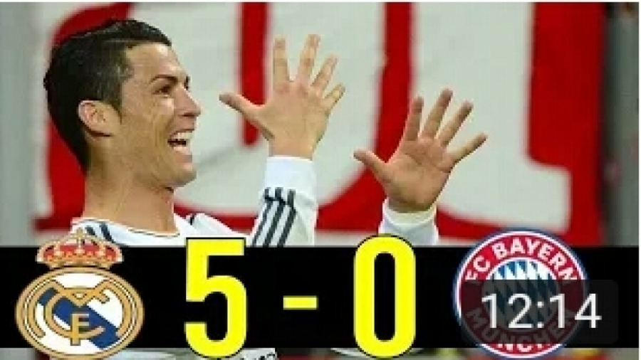 فوتبال رئال ۵ بایرن ۰