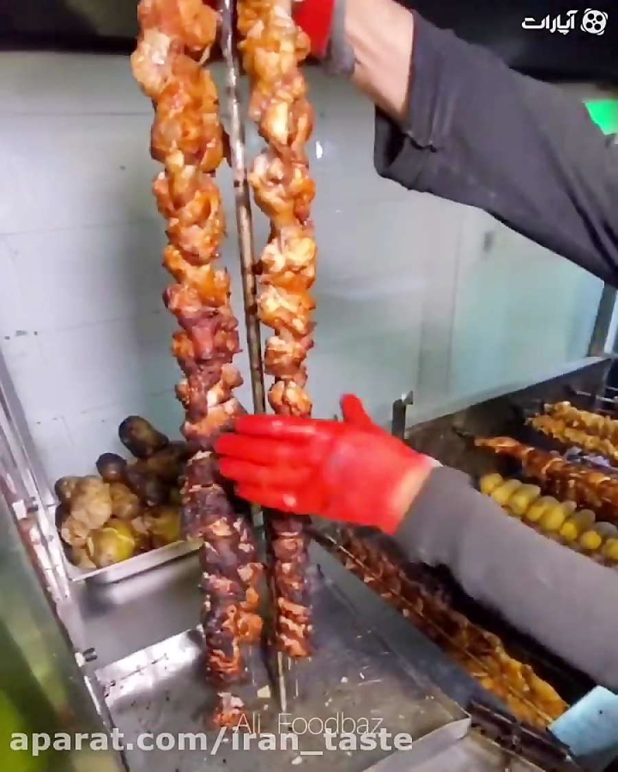 مرغ ذغالی و سیب زمینی ذغالی مگ...