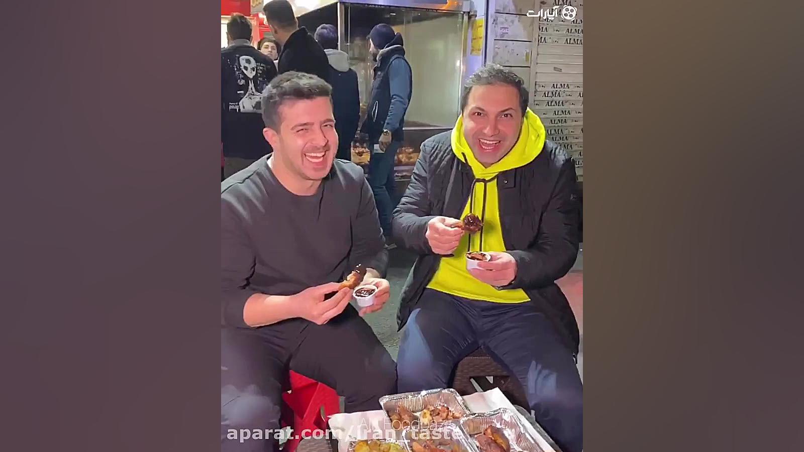 مرغ ذغالی و سیب زمینی ذغالی مگ...