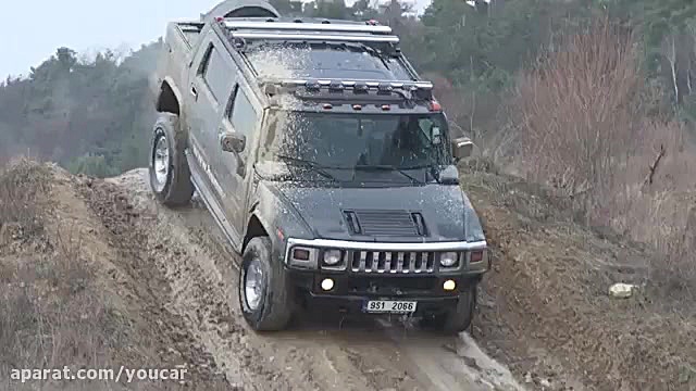 مقایسه هامر H2 و فولکس واگن تو...