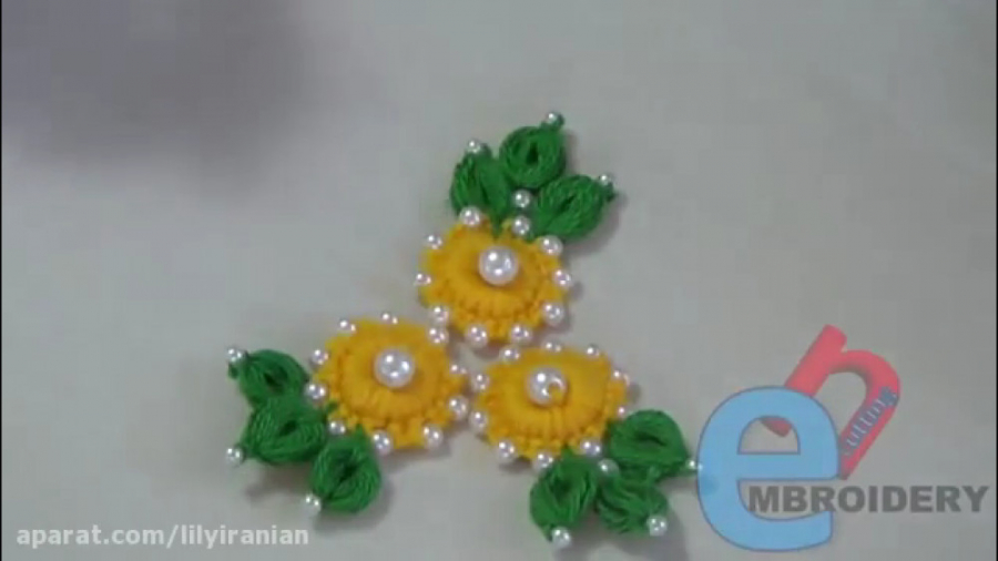 ساخت گل با کاموا بدون نیاز به...