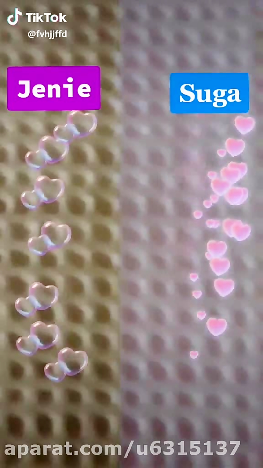 &diams;BTS suga VS jenie Black...