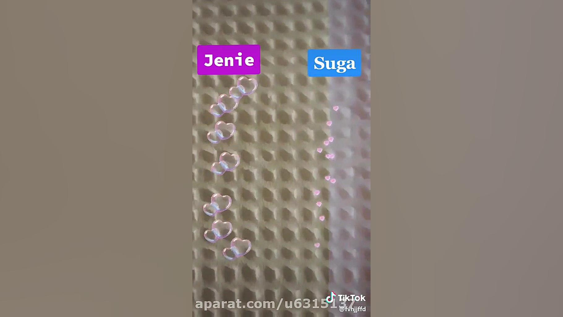 &diams;BTS suga VS jenie Black...