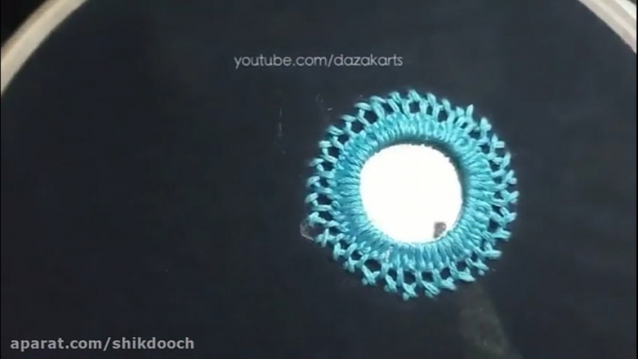 آموزش سوزن دوزی بلوچی قسمت 87...