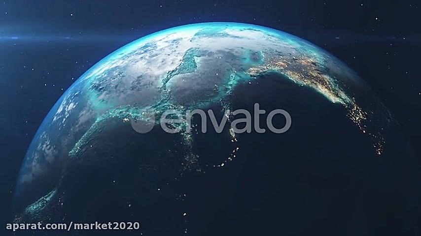 فوتیج ویدیویی موشن گرافیک کره...