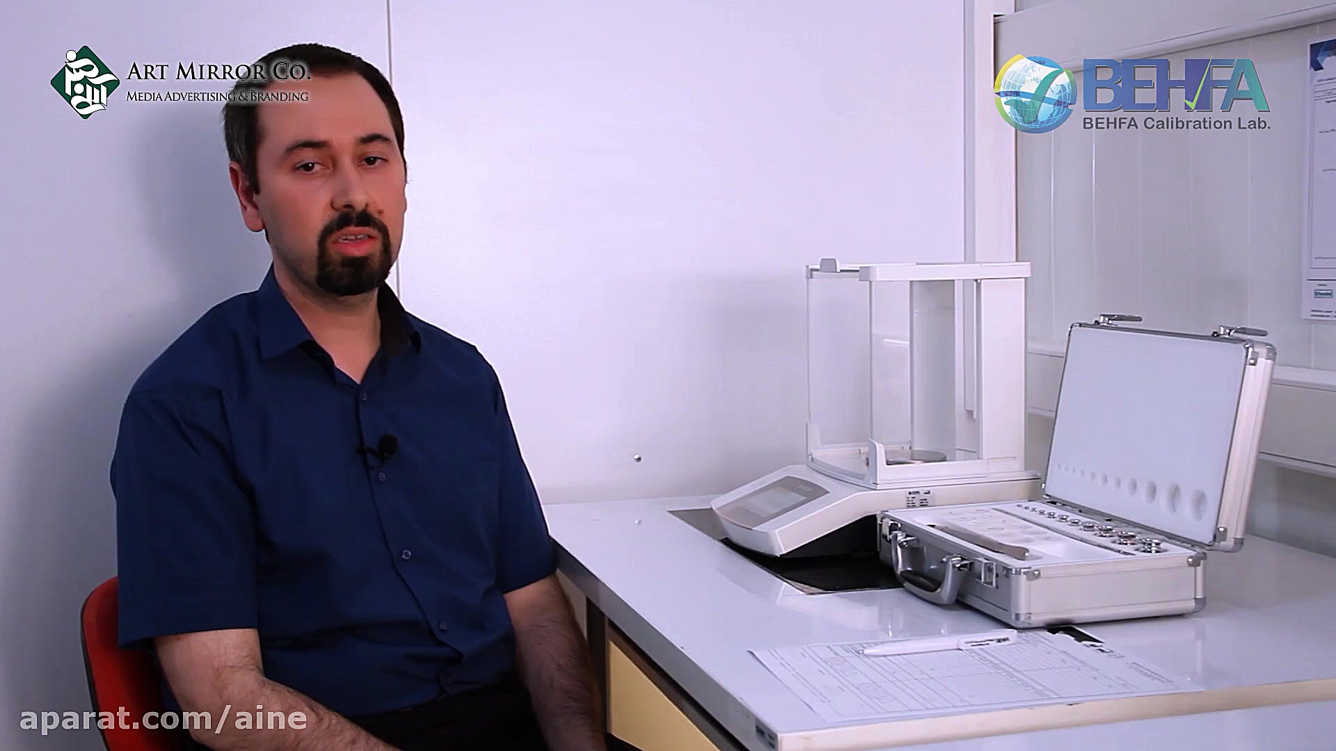فیلم آموزش کالیبراسیون دستگاه...