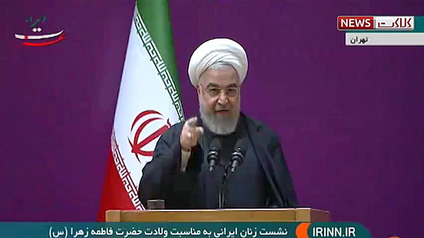 طعنه روحانی به شعار نامزد سابق...