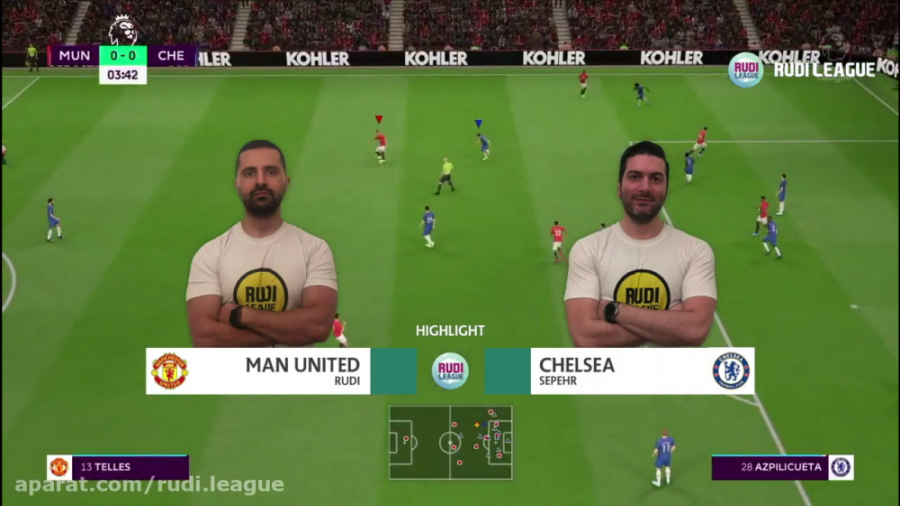 خلاصه بازی منچستریونایتد  چلسی...