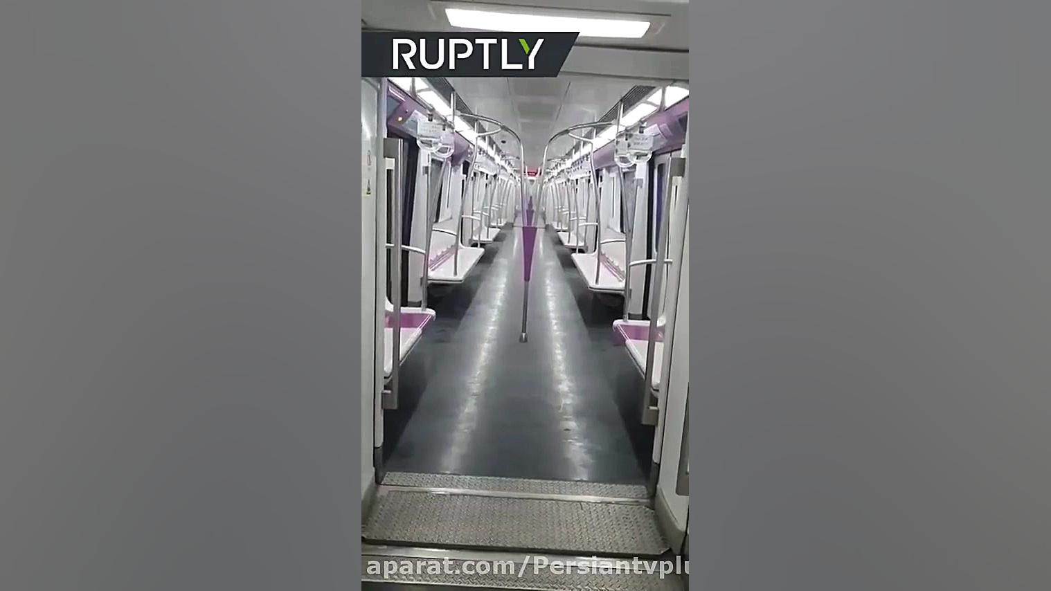 مترو پکن بعد از انتشار ویروس ک...